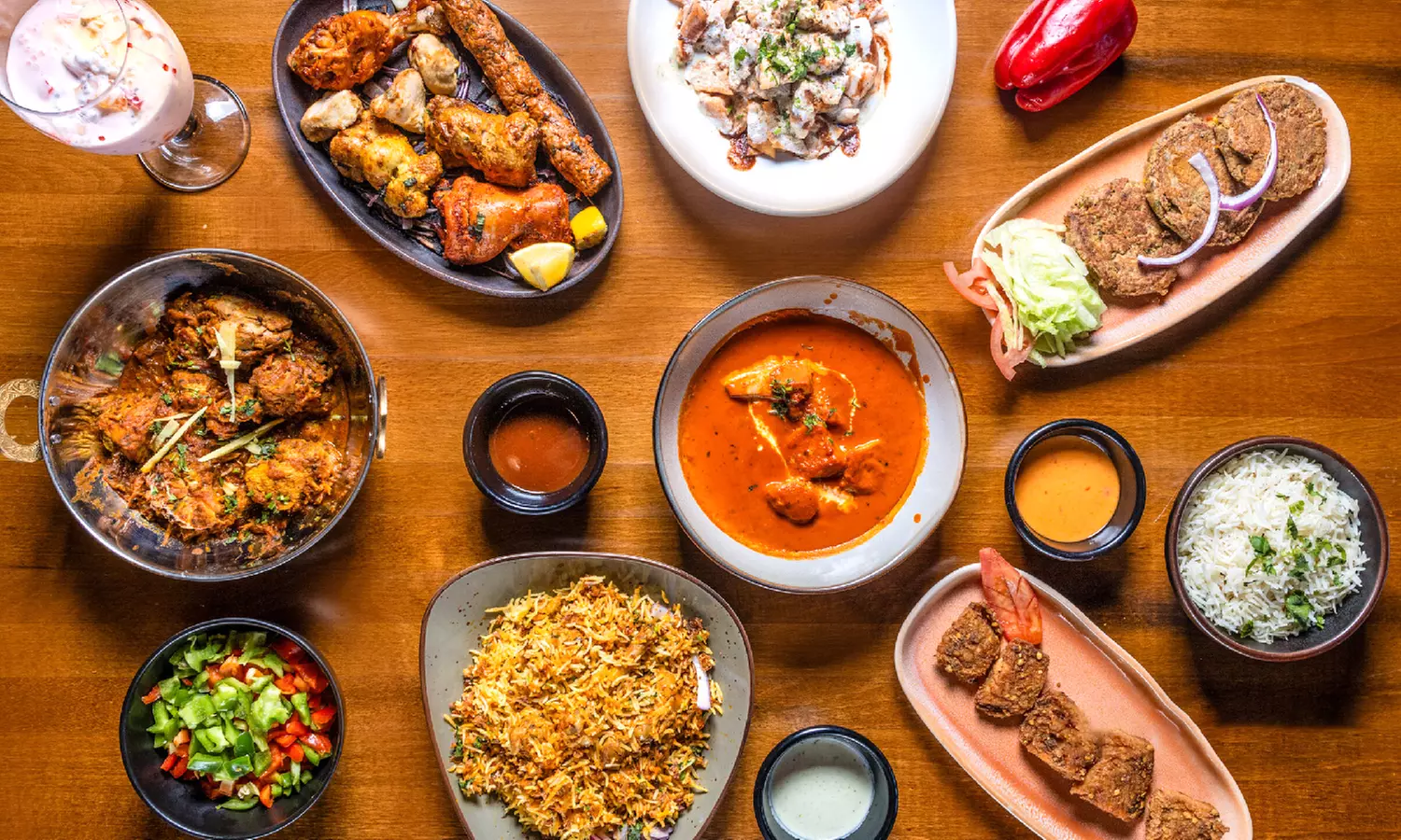 Enjoy Vegeterian, Non-Vegeterian Feast or $50 Discount Options! 