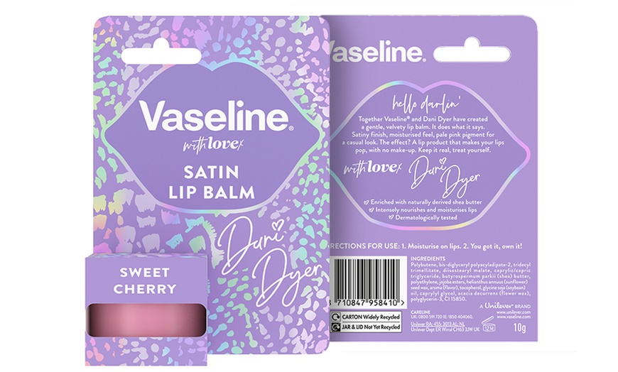 Image 4: Six-Pack of Vaseline Dani Dyer Cherry Lip Balm 10g