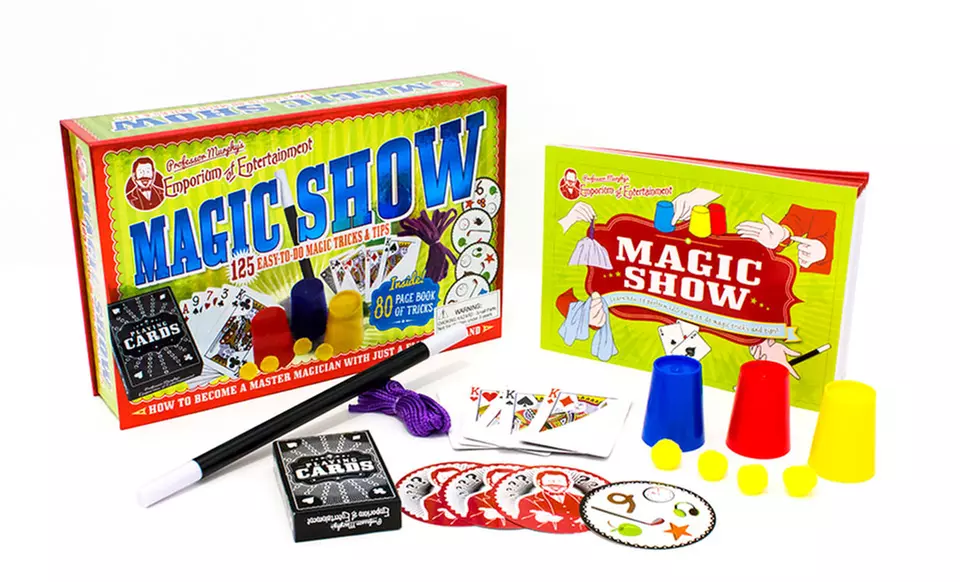 Professor Murphy's 21-Piece Magic Show Kit with Book - Primary Image
