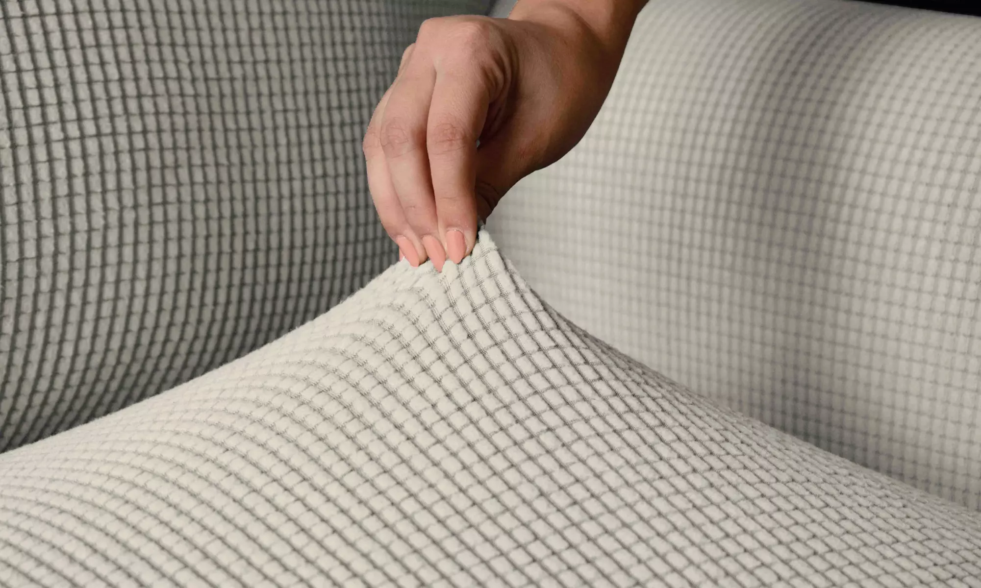 Housse de canapé élastique "Leslie"