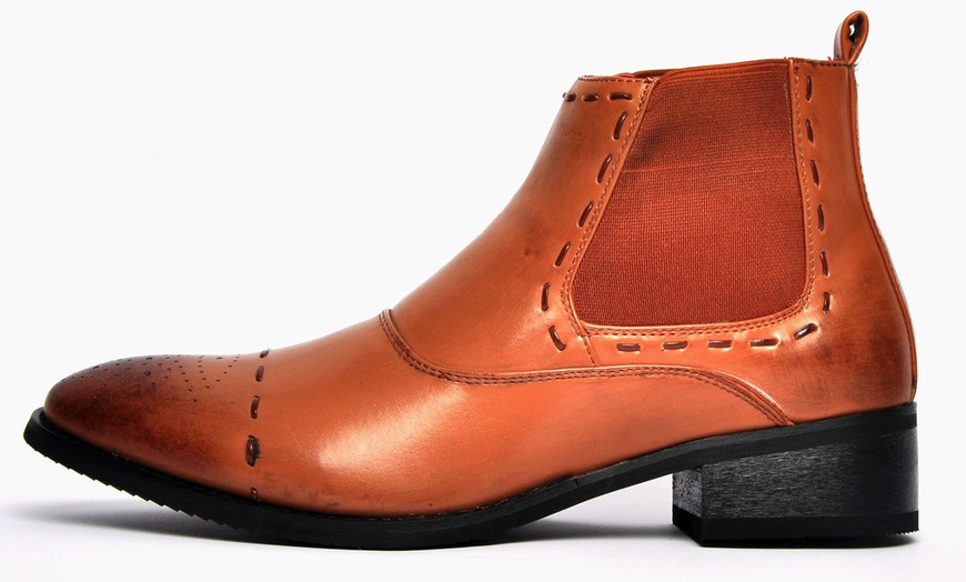 Image 1: Tan Men's Boots