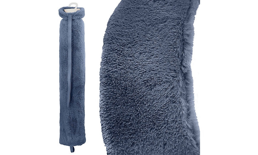 Image 5: 2L Faux Fur Long Hot Bottle