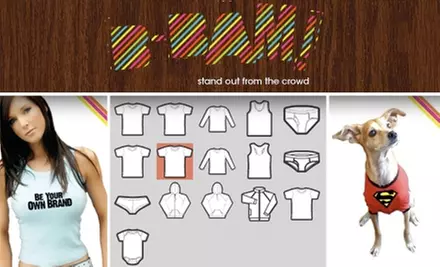 $15 for $30 Worth of T-Shirt Design, Printing & More at B-Bam! - Primary Image