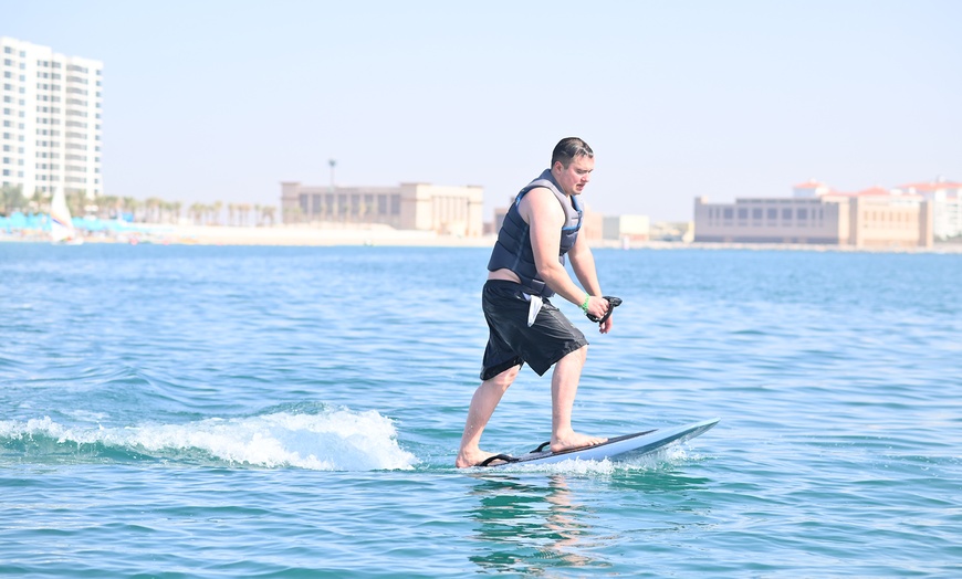 Image 5: Electric hydrofoil session at Break Water Adventure