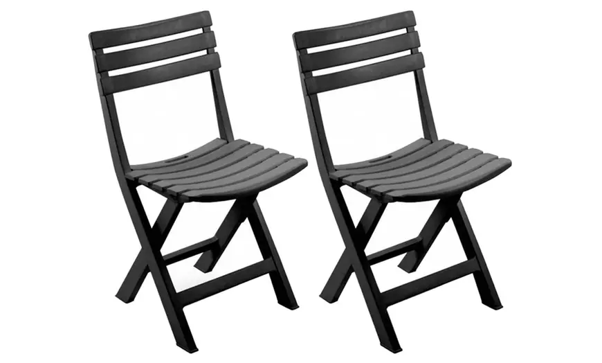 Image 3: Pack de 2 sillas plegables