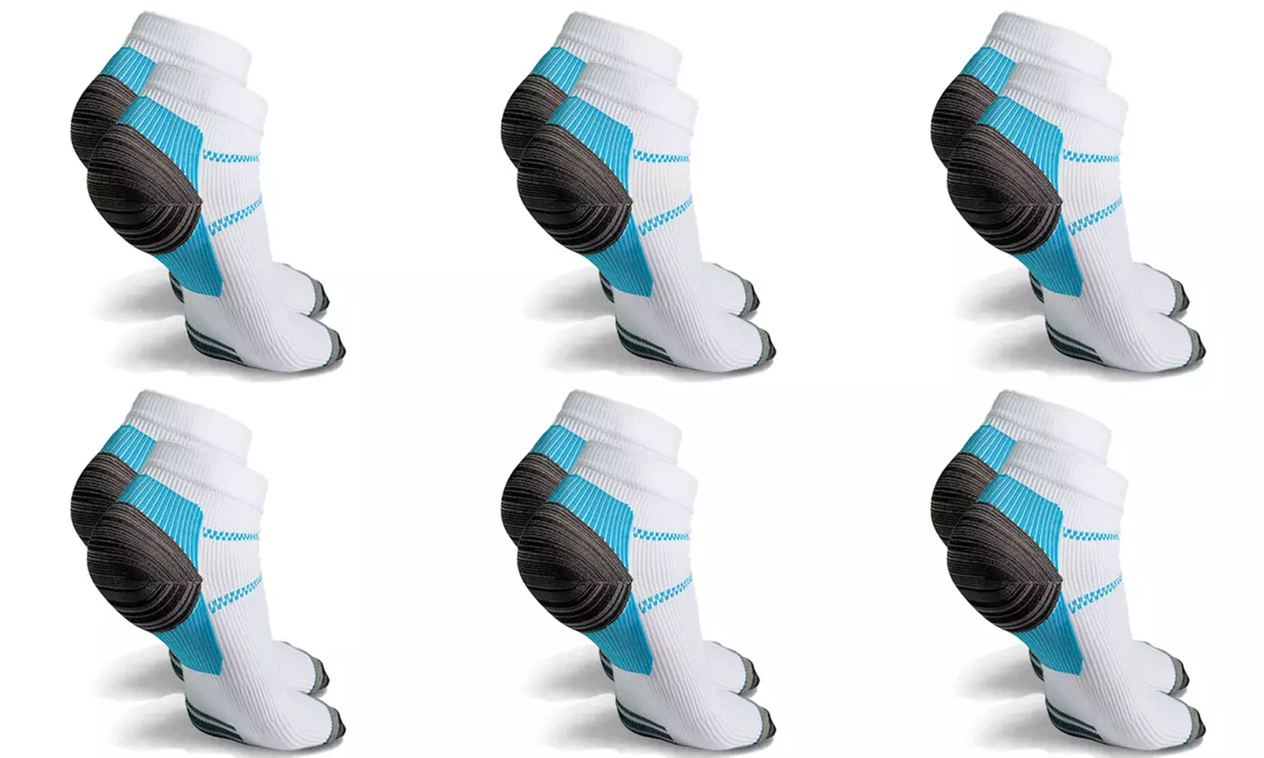 Ankle-Length High Energy Compression Socks (6 or 12 Pairs) - Second Medium