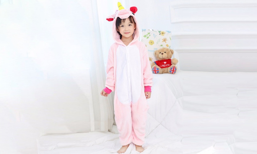 Image 8: Kids' Unicorn Onesie