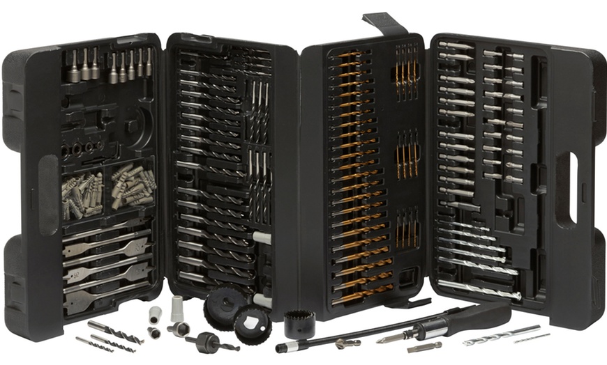 Image 8: 204-Piece Drill Bit Set