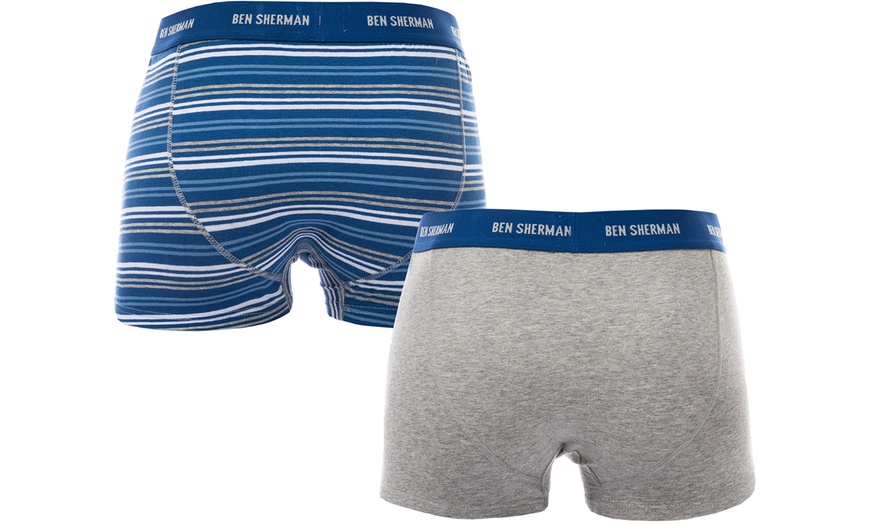 Image 9: Two-Pack Ben Sherman Boxer Shorts