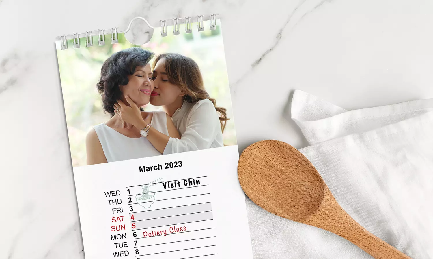 Personalised Kitchen Calendars