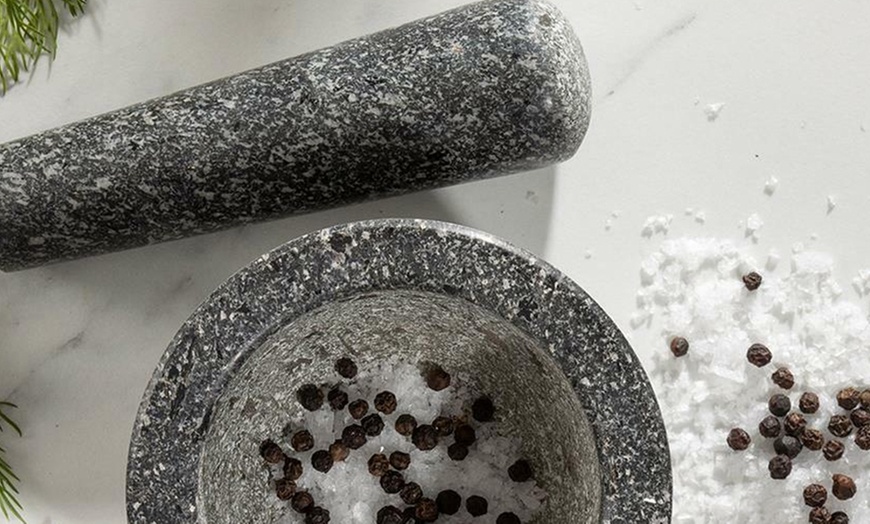 Image 3: Granite Pestle and Mortar
