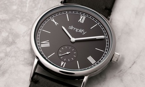 Simplify Genuine Leather Watch