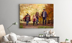 Personalised Canvas Print in Various Sizes from Custom Koala