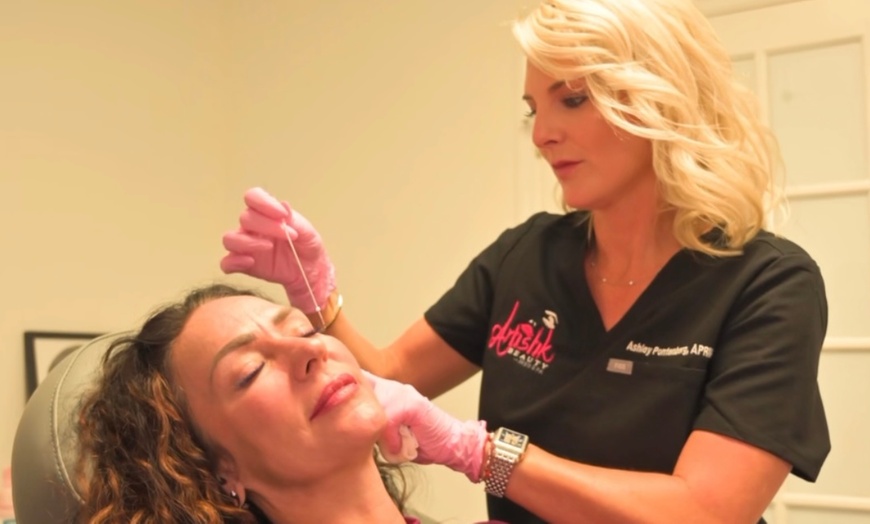 Image 1: PDO Thread Lift Treatment for Cheek & Jowl w/ Optional Neck & Jawline