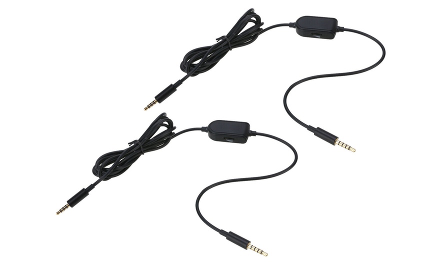 Image 2: Gaming Headset Replacement Audio Cord Cable