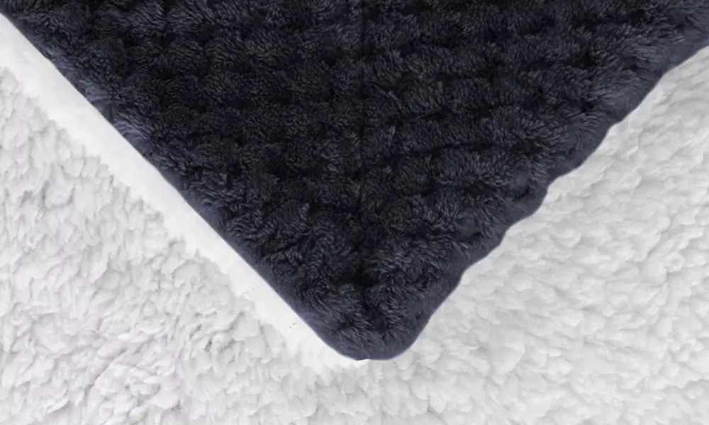 Couverture Sherpa douce double face