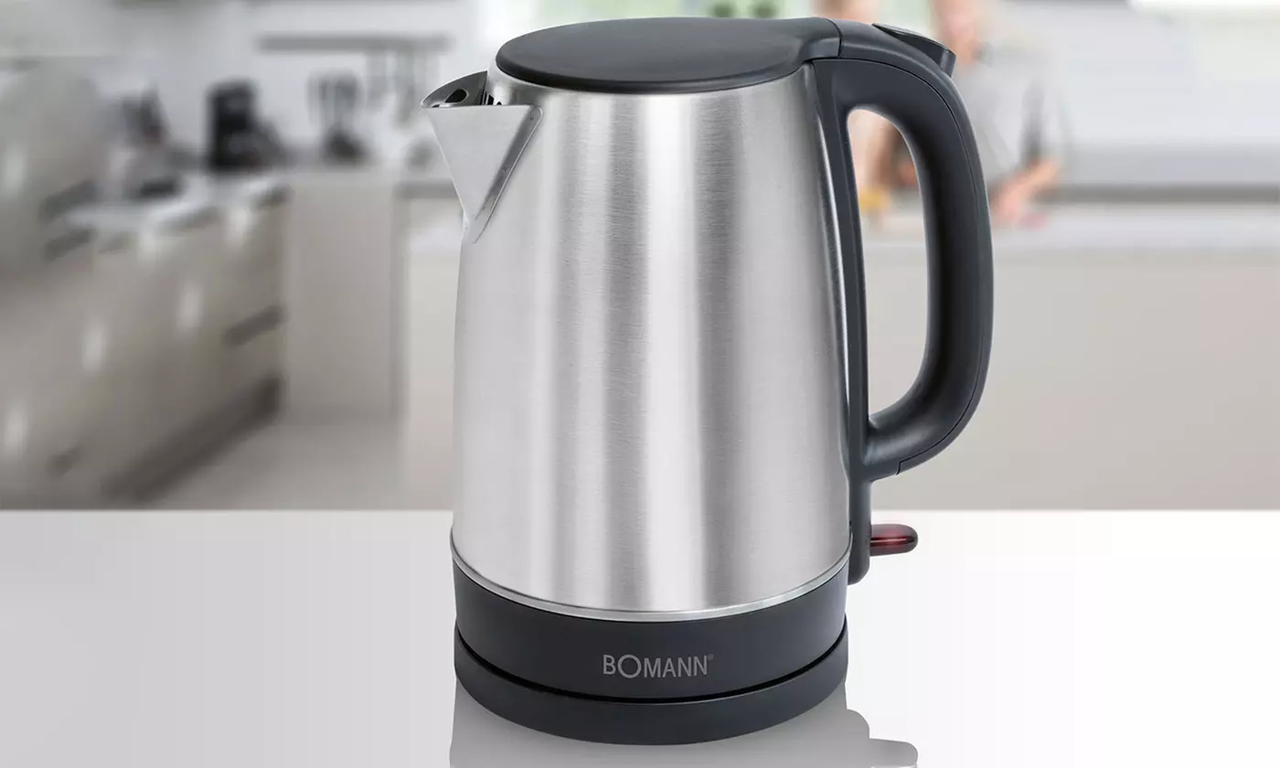 Bouilloire electrique inox sans fil Bomann 1,7L 2200 W - Primary Image
