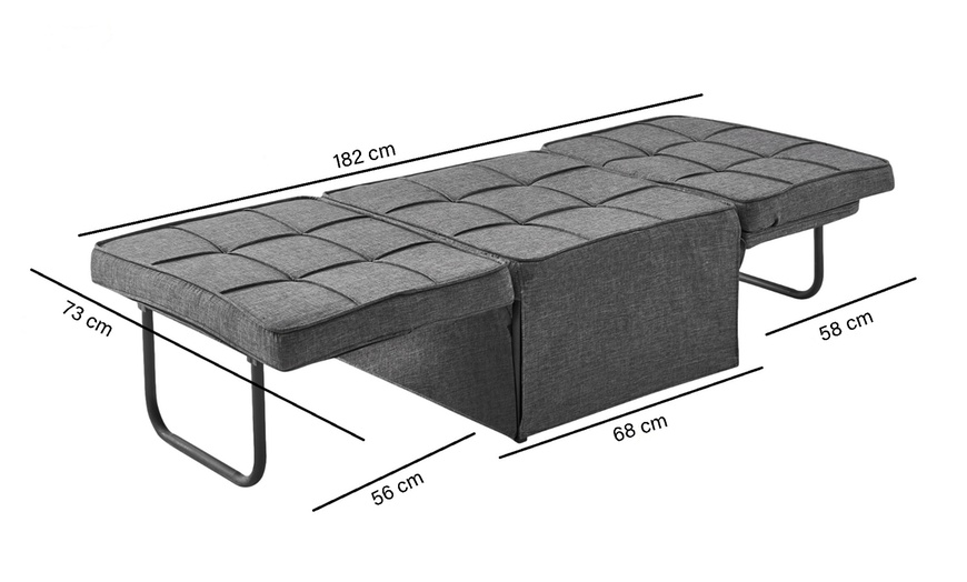 Image 4: Pouf trasformabile in letto