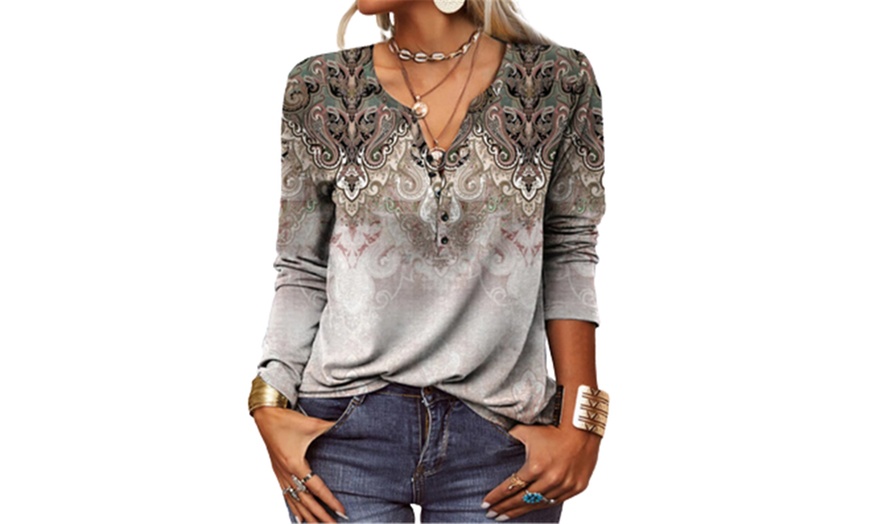 Image 5: Women's Ethnic Printed Top