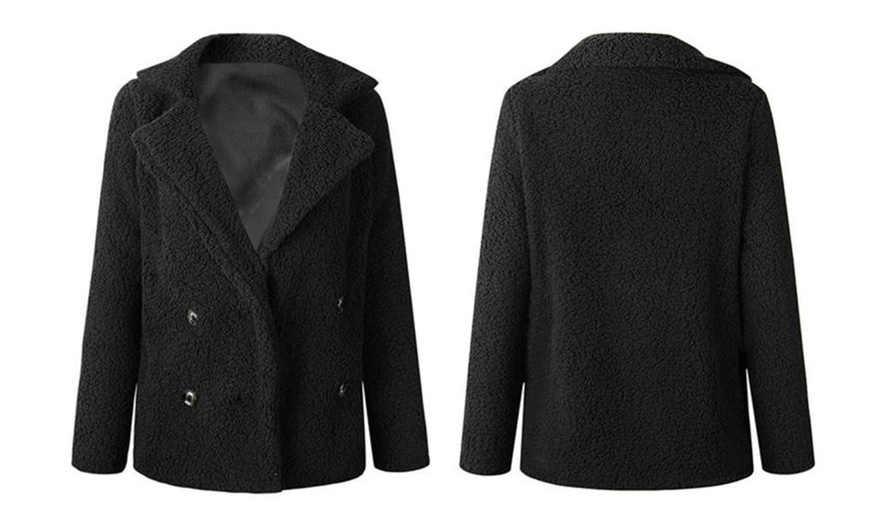 Image 4: Manteau effet mouton