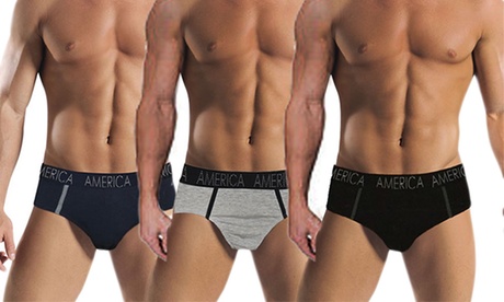 Pack slip da uomo in cotone in colori assortiti disponibile in varie taglie