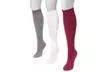 Muk Luks Snowflake Knee Socks (3-Pairs) - Second Medium