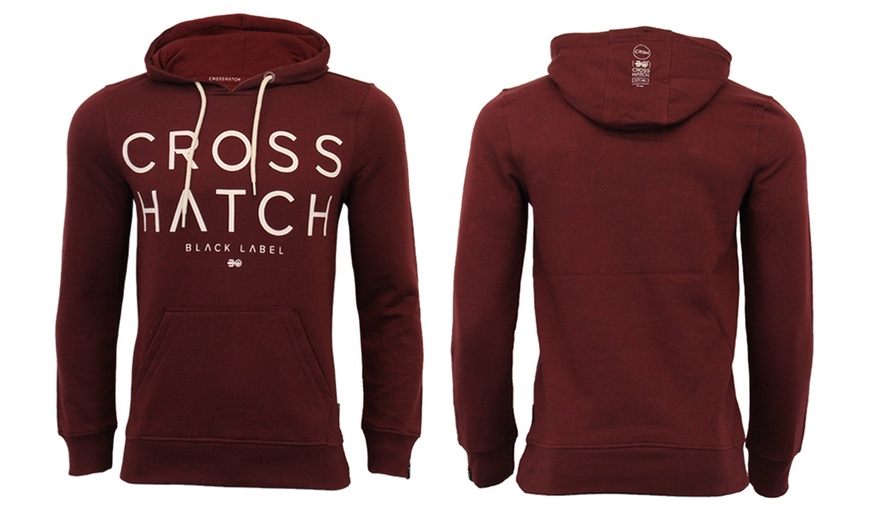 Image 3: Crosshatch Pullover Hoodie