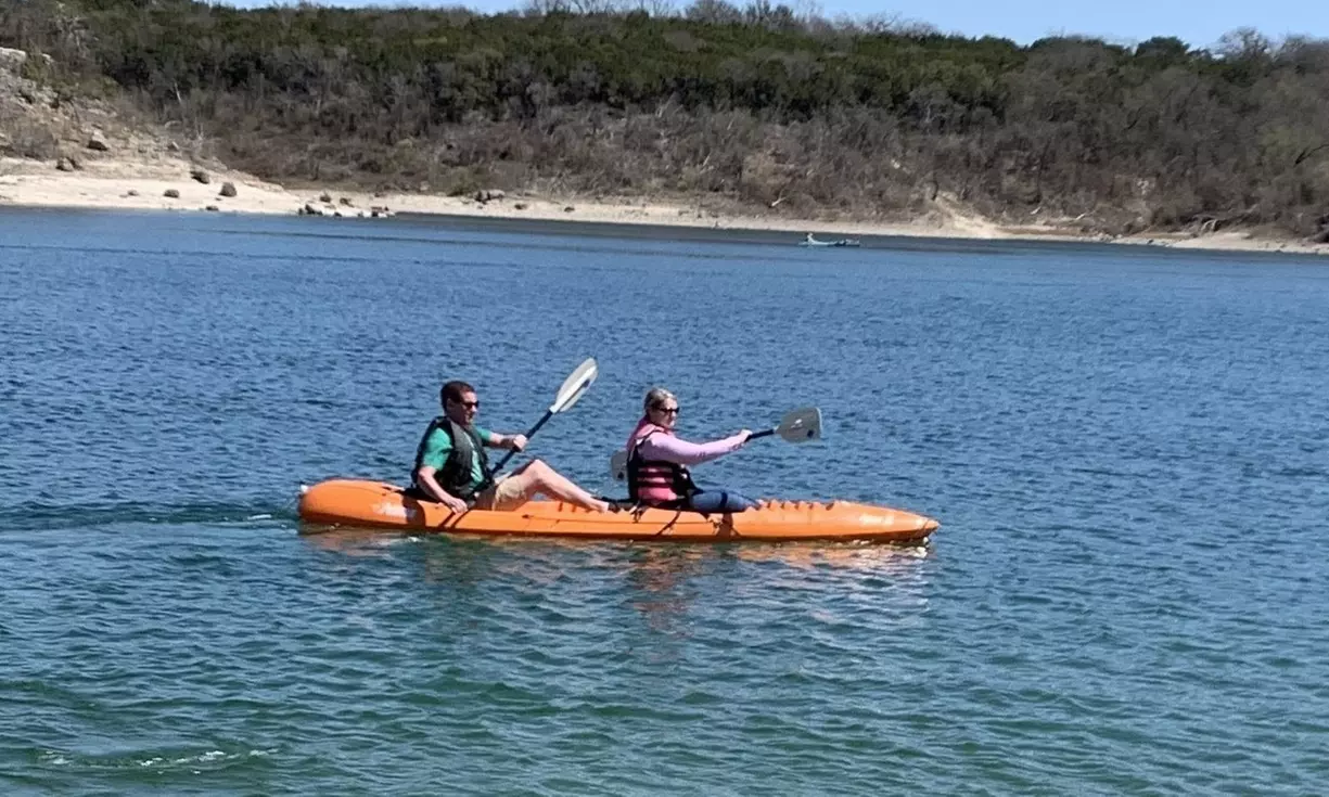 All-Day Tandem or Regular Kayak or Stand Up Paddle Board Rental at Scuba Divers Paradise (Up to 31% Off) - Primary Image