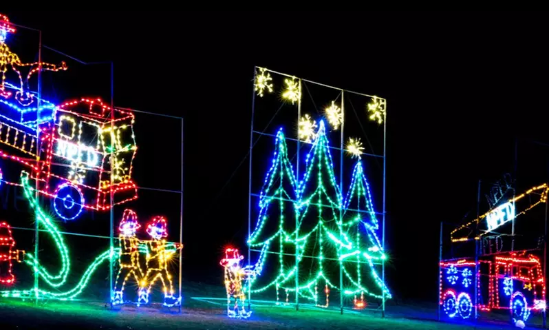 C$10 for Single-Vehicle Admission for Up to Eight Passengers to Gift of Lights (C$20.35 Value) - Second Medium