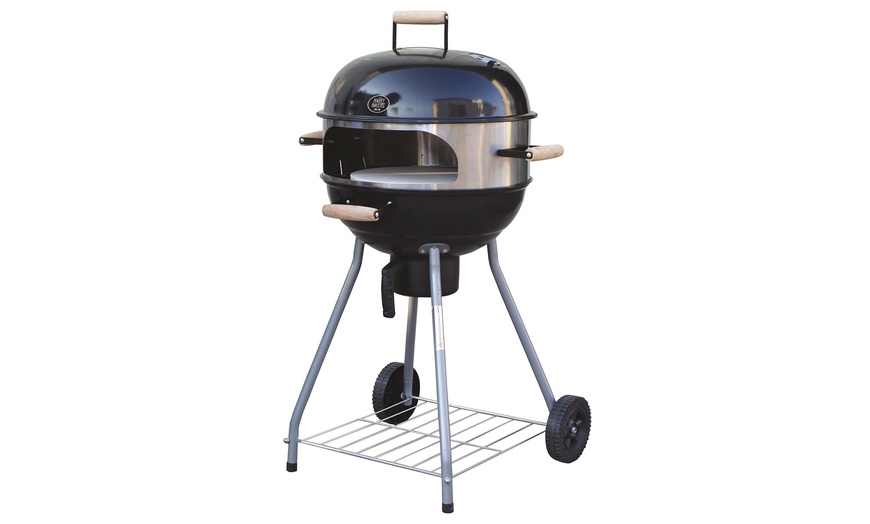 Image 2: Hairy Bikers Kettle Barbecue with Pizza Oven