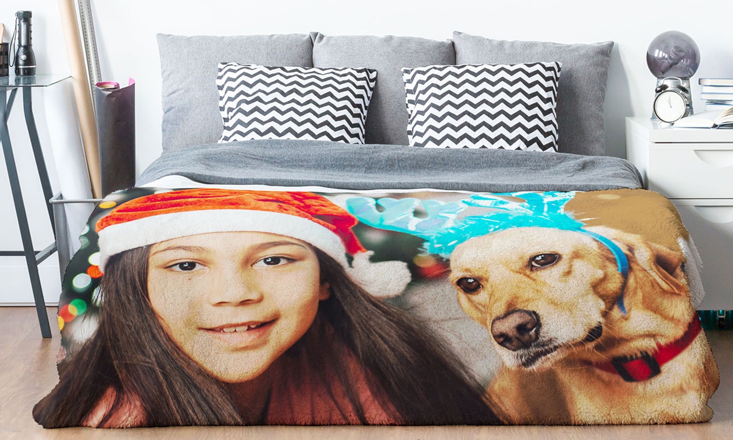 Premium Custom Sherpa Photo Blanket from Printerpix (Up to 77% Off)