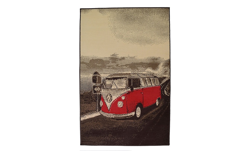 Image 10: Retro Camper van Rugs - 7 Colours
