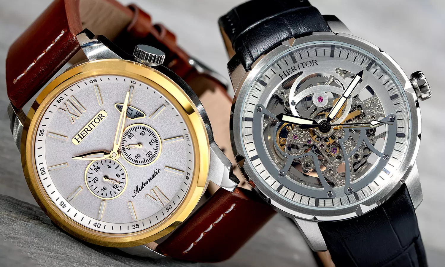 Montre Heritor Automatic Ryder ou Wellington à aiguilles lumineuses - Primary Image