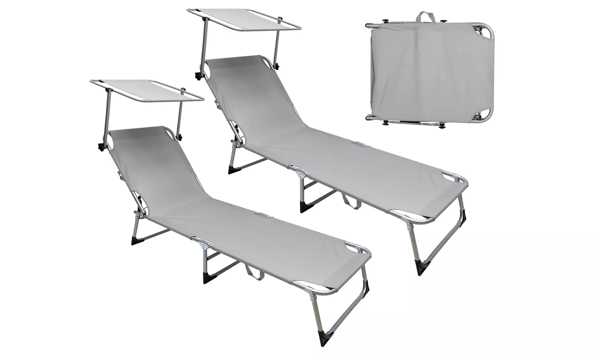 2 Sonnenliegen „Malta“ oder „Gallipoli“