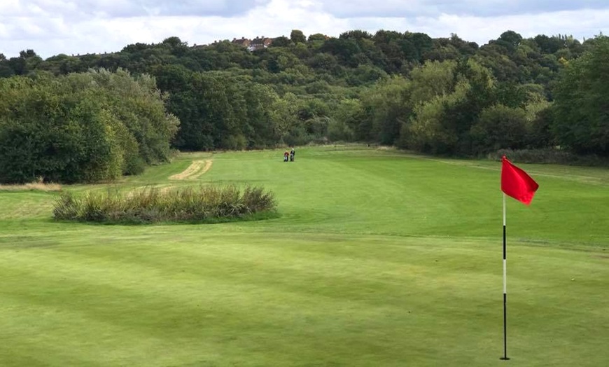 Image 1: Golf and 50 Range Balls for Two