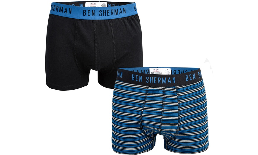 Image 5: Two-Pack Ben Sherman Boxer Shorts