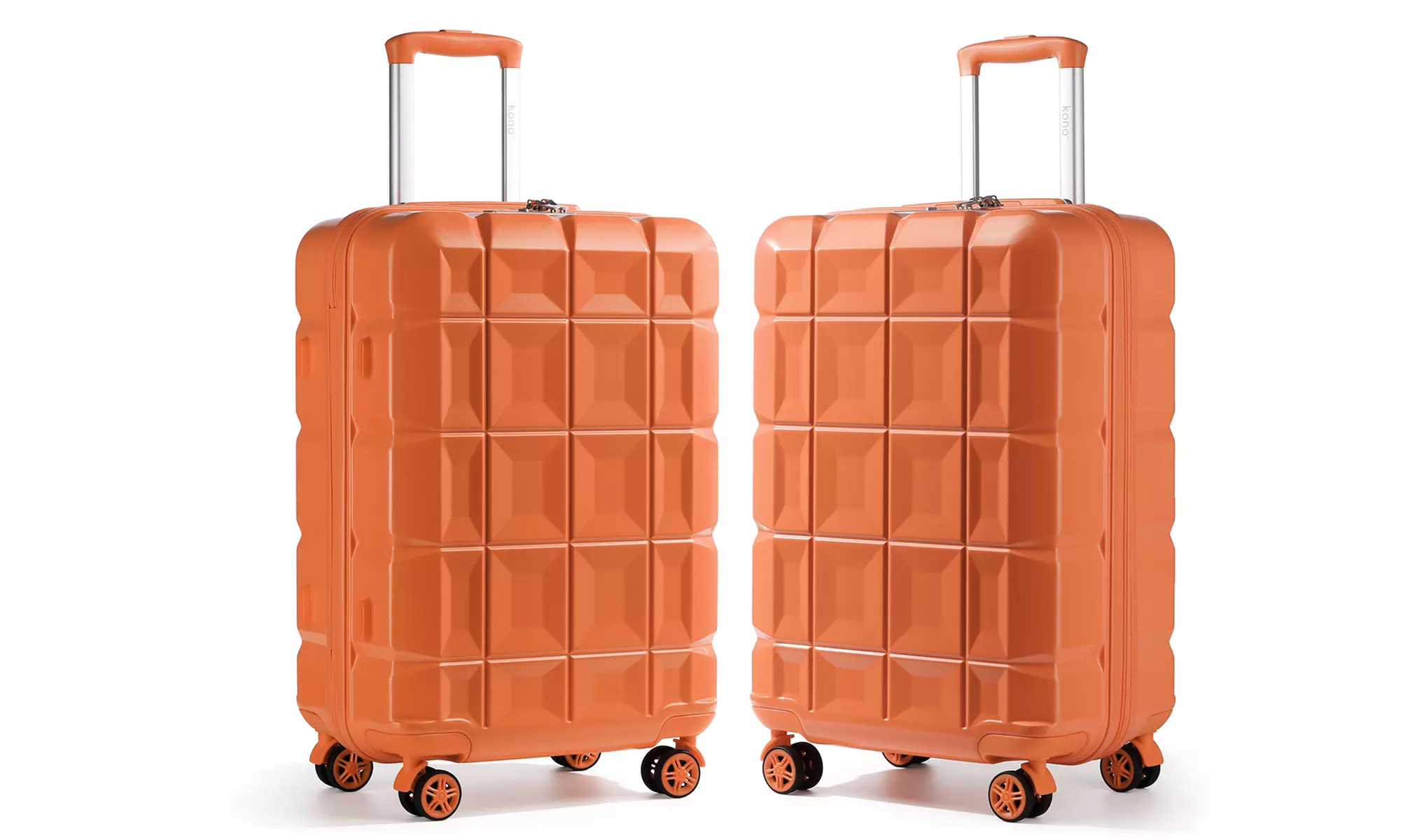 Valise ABS anti-rayures, poignée télescopique et serrure TSA