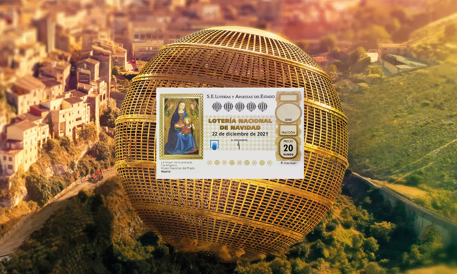 1 décimo para el Sorteo Extraordinario de la Lotería de Navidad del 22 de diciembre de 2021 con Serviapuestas - Primary Image