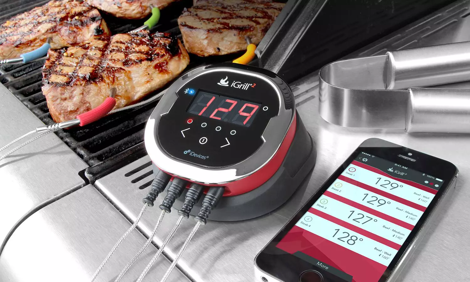iDevices iGrill2 Bluetooth Meat Thermometer - Primary Image