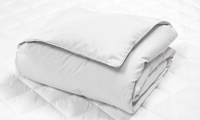 Royal Luxe Down-Alternative White Throw Blanket | Groupon