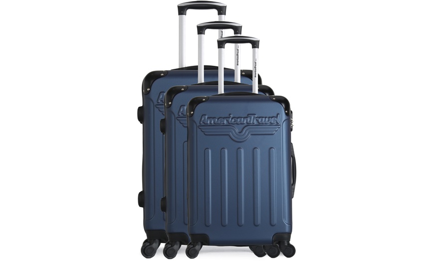 Image 11: Three American Travel Suitcases