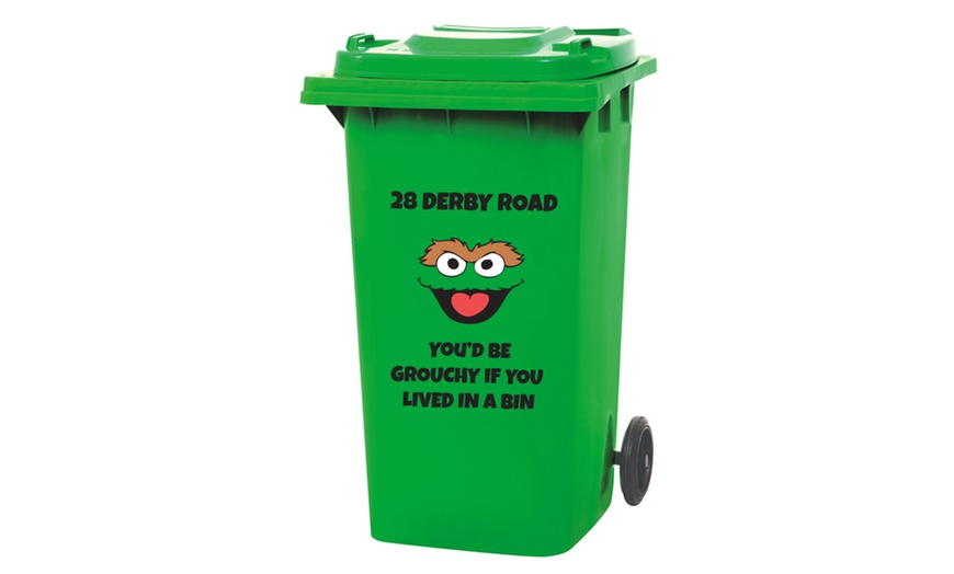 Image 7: Personalised Wheelie Bin Sticker