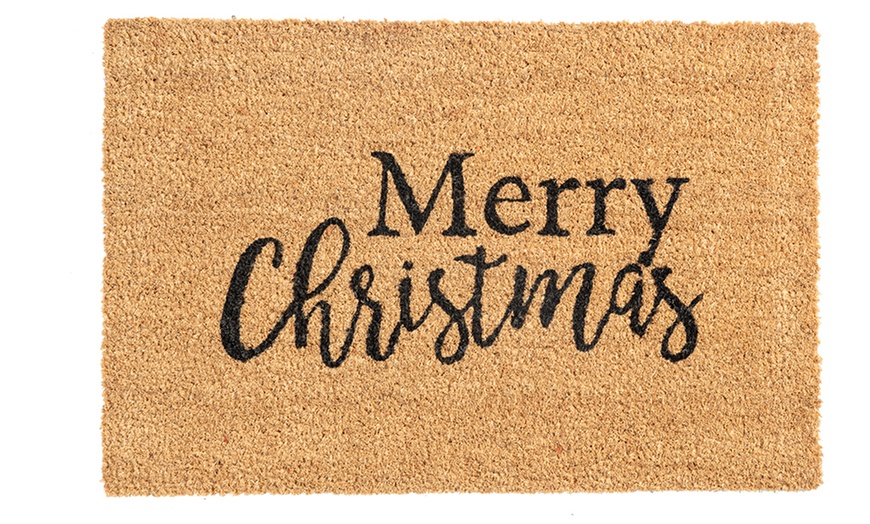 Image 5: Nicola Spring Christmas Coir Door Mats
