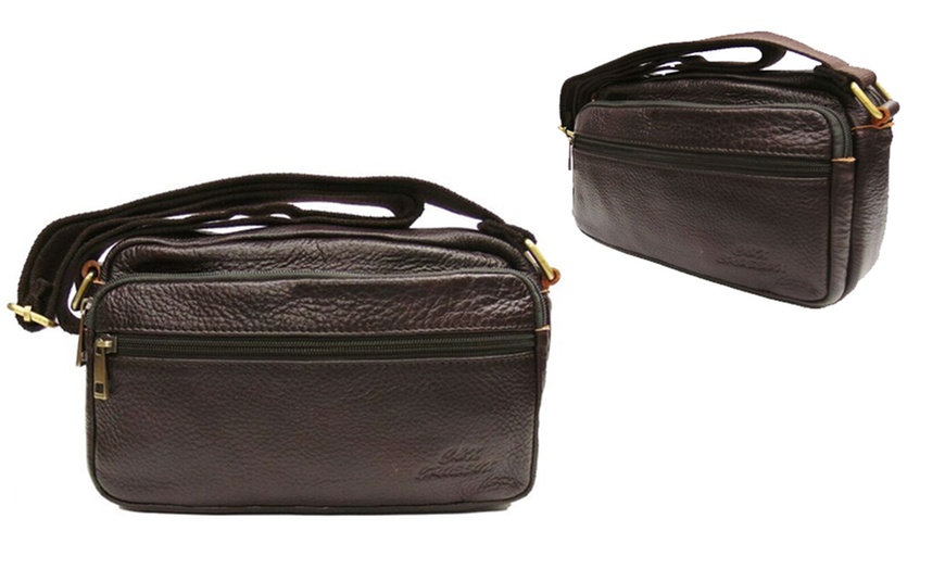 Image 7: Leather Shoulder Bag