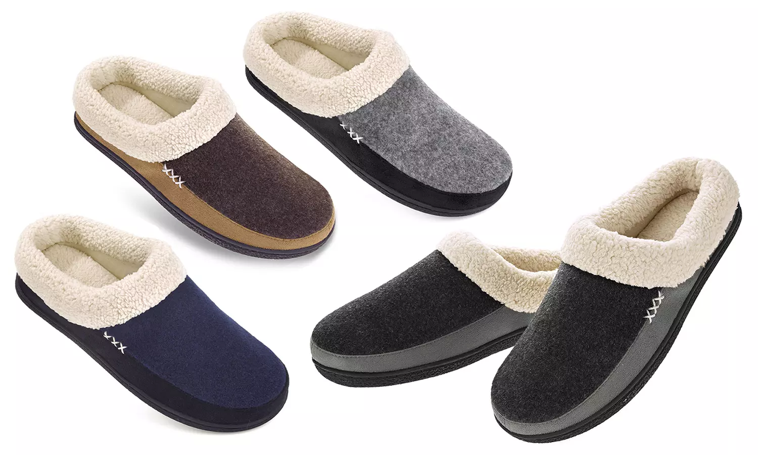 Marco Collection Men's Memory Foam House Slippers - Primary Image