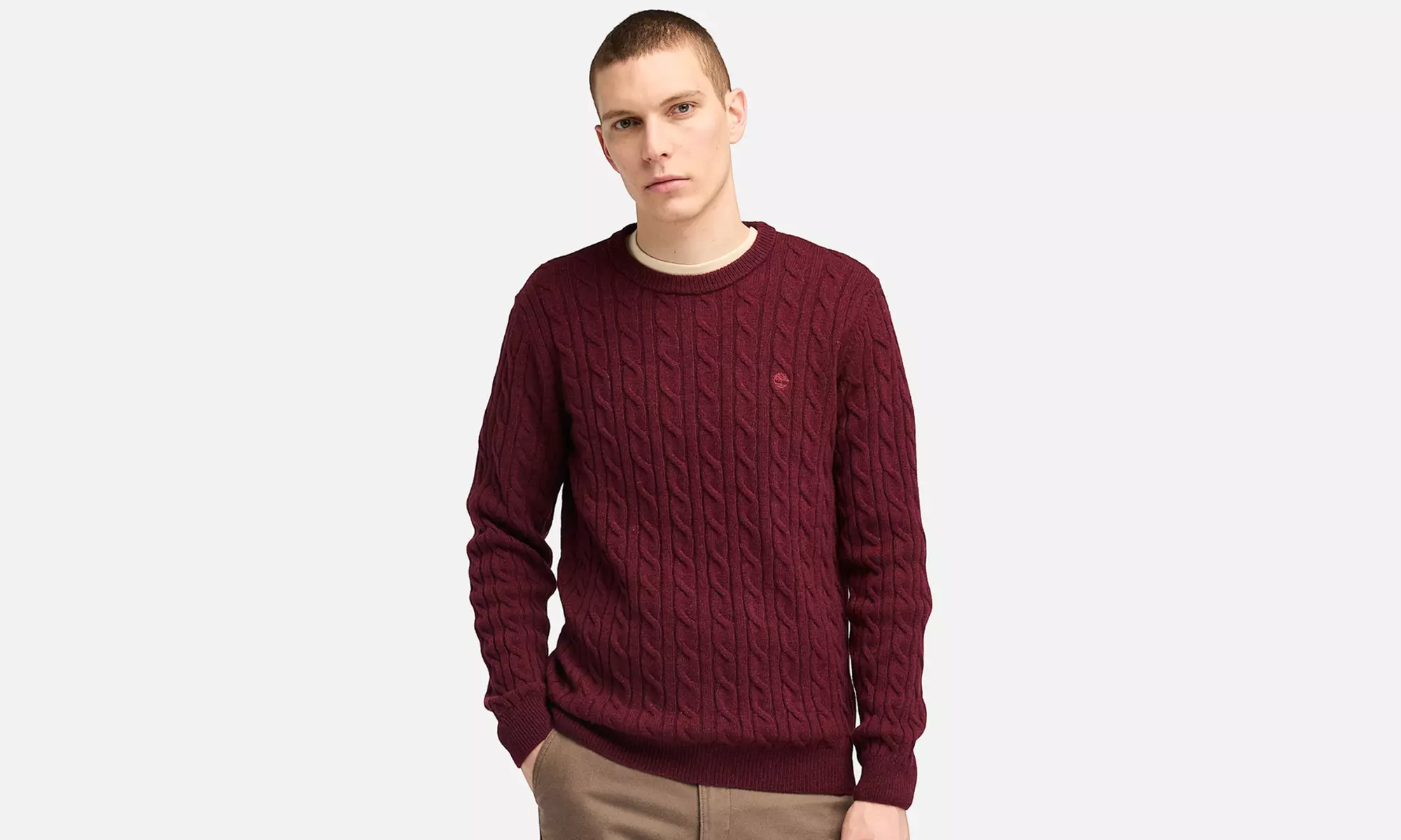 Maglione Timberland® uomo in lana Merinos