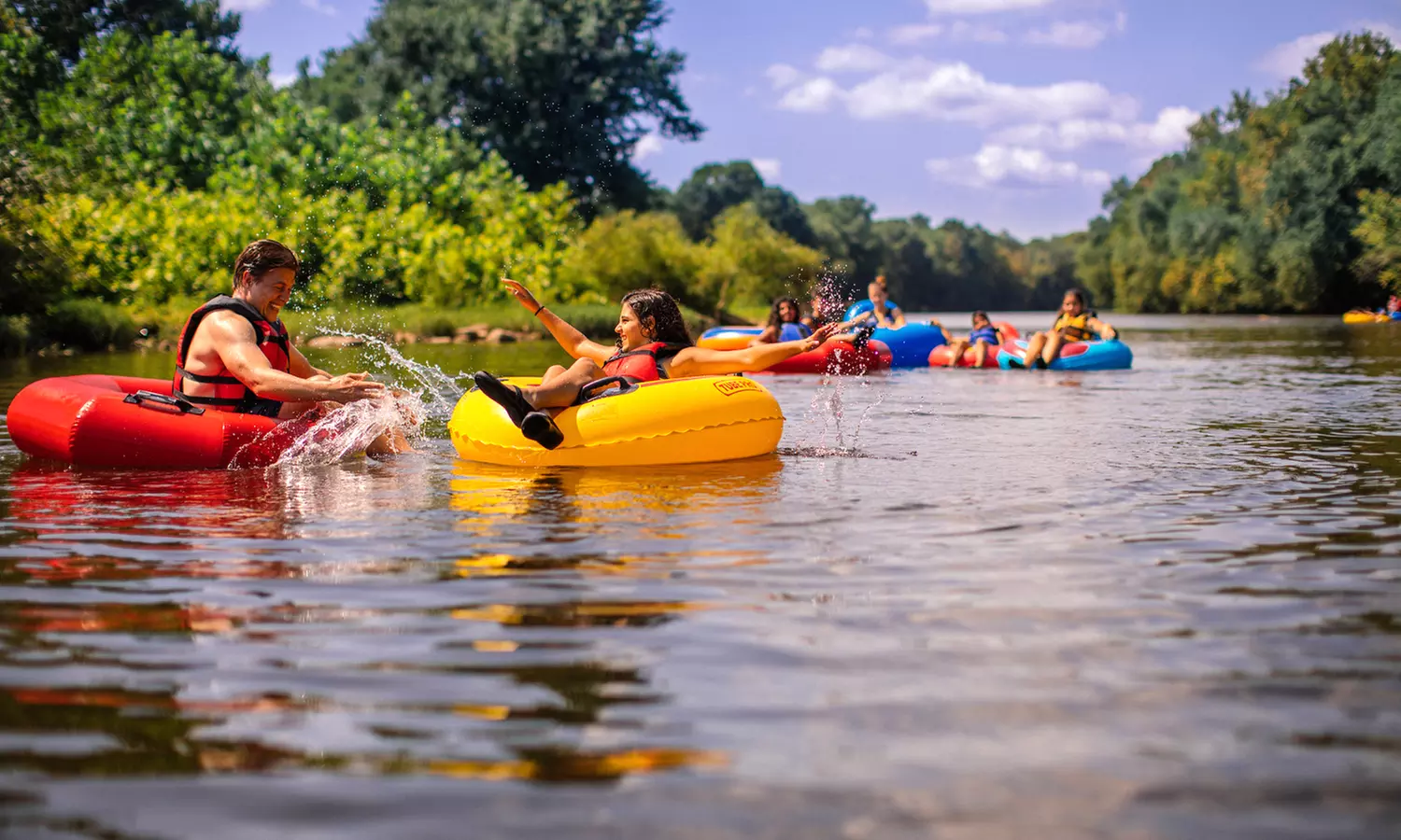 1.5-Mile Tubing Trip for Two or Four from Twin River Outfitters (Up to 31% Off) - Primary Image