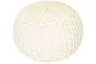 100% Cotton Hand-Knitted Pouffe in Choice of Colour - Second Medium