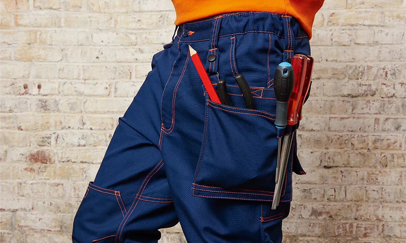 1 ou 2 poches à outils amovibles - Primary Image