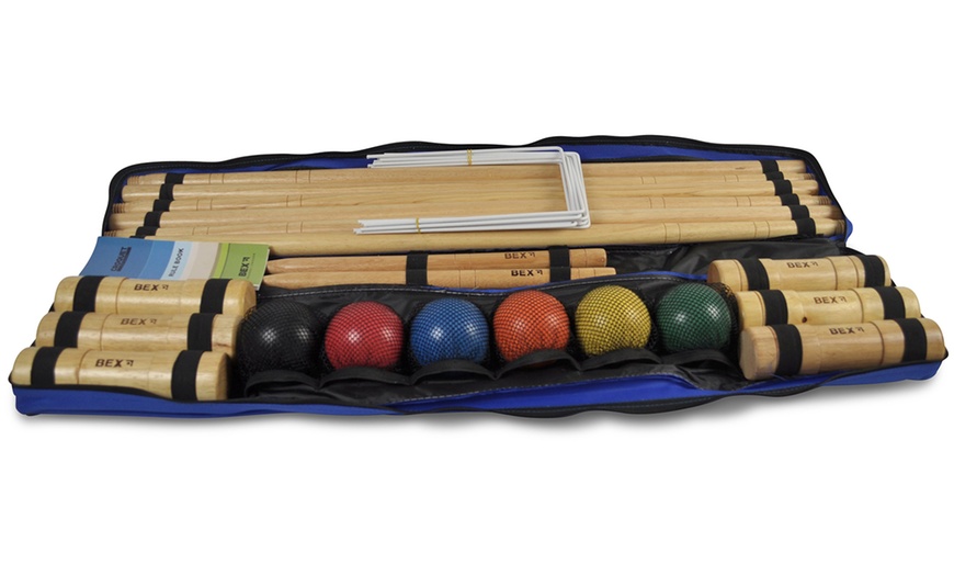 Image 1: Bex Croquet Game Set